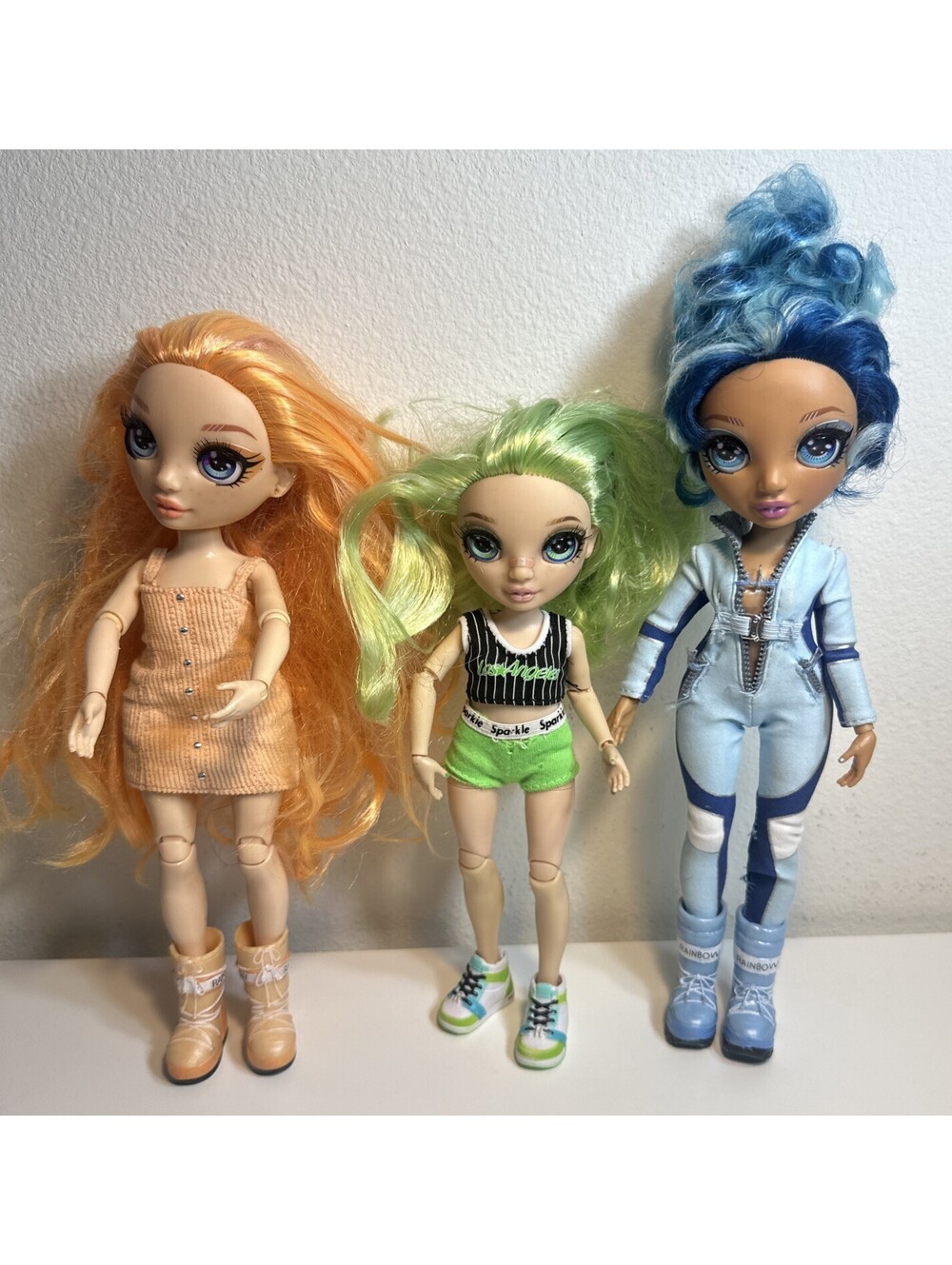Rainbow High Doll Lot Of 3 Dolls Clothing Shoes